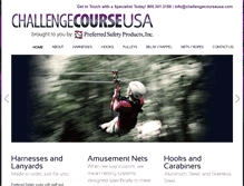 Tablet Screenshot of challengecourseusa.com